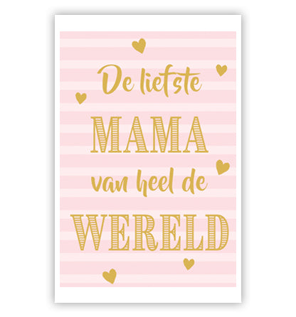 Wenskaart: Liefste mama