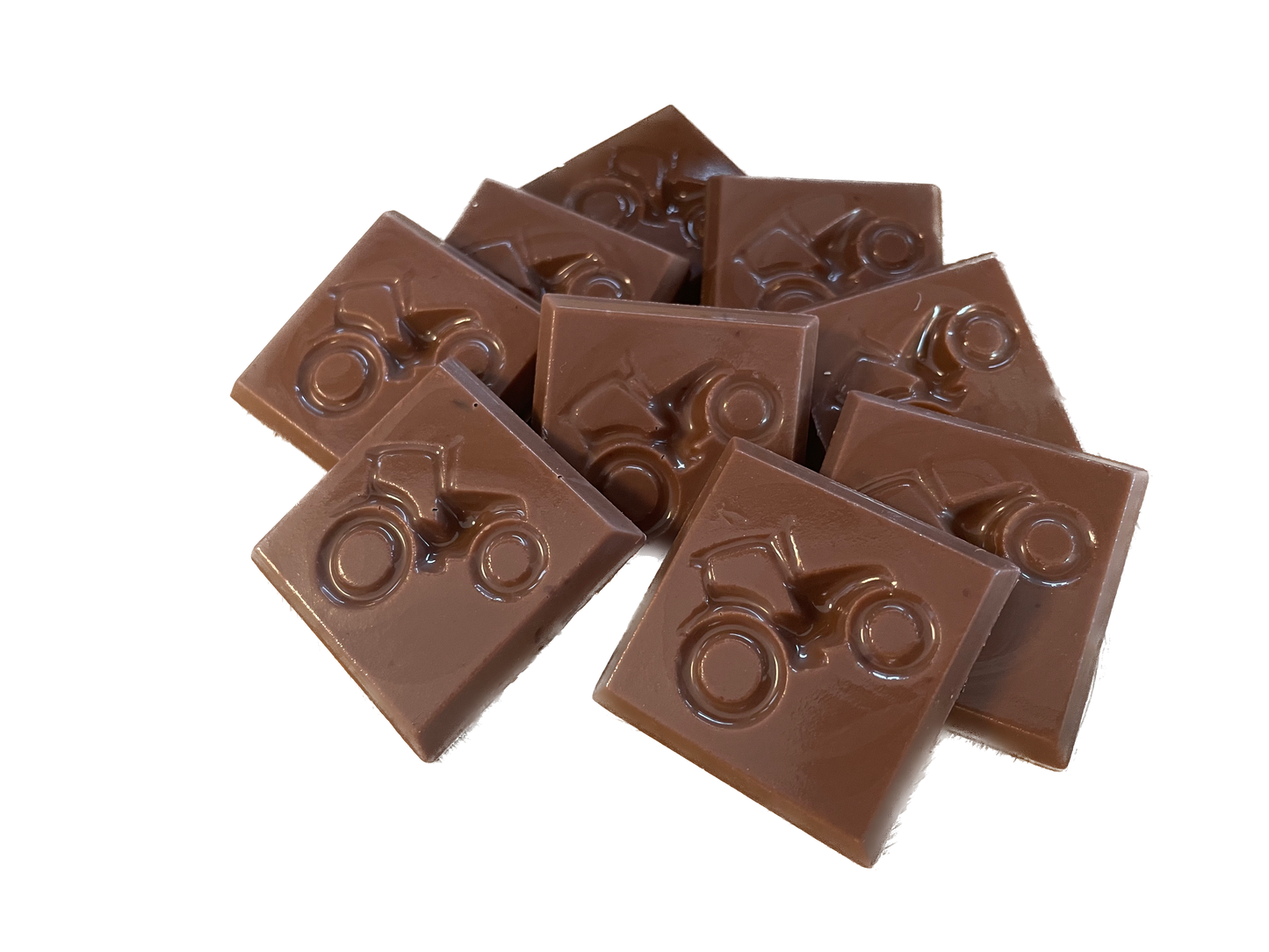 Tractors van chocolade