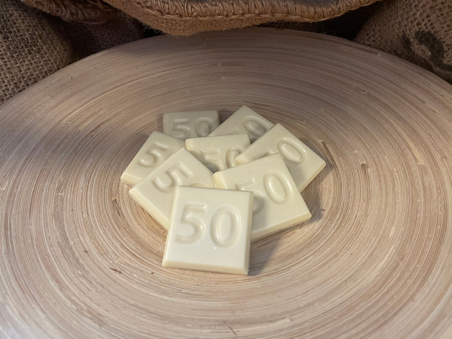 50 jaar / cijfer chocolaatjes 32 stuks
