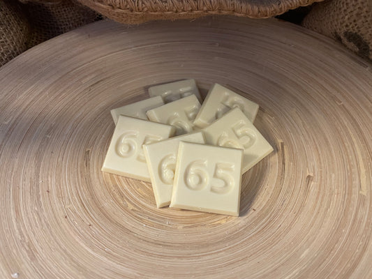 65 jaar / cijfer chocolaatjes 32 stuks