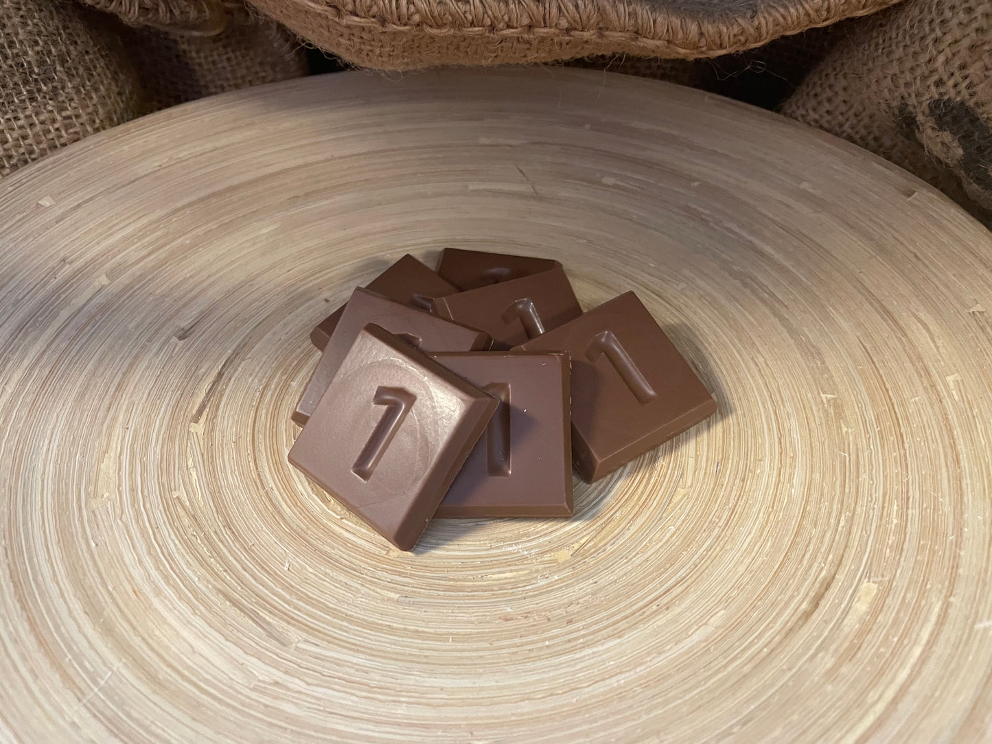 1 jaar / cijfer chocolaatjes 32 stuks