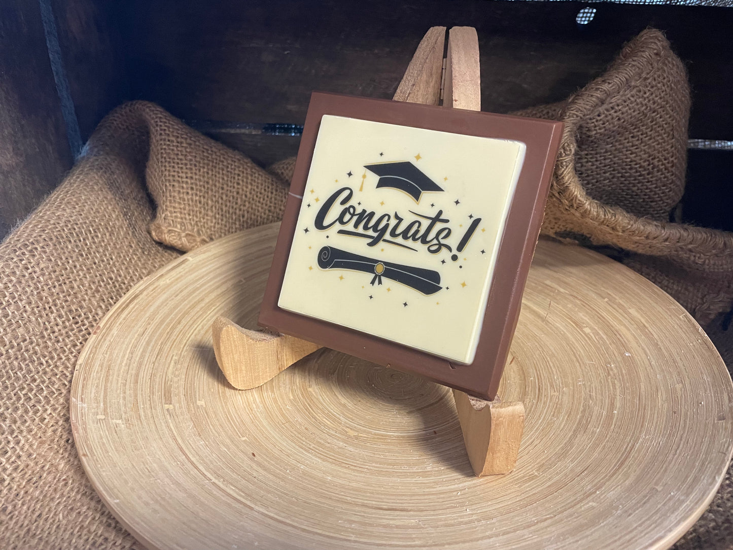 Congrats / Gefeliciteerd geslaagd tablet