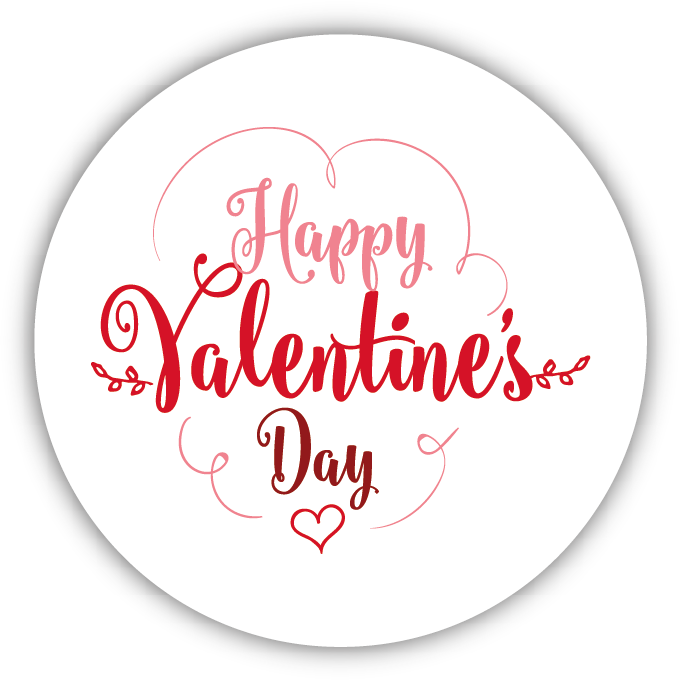 Schildje chocolade: Valentijn