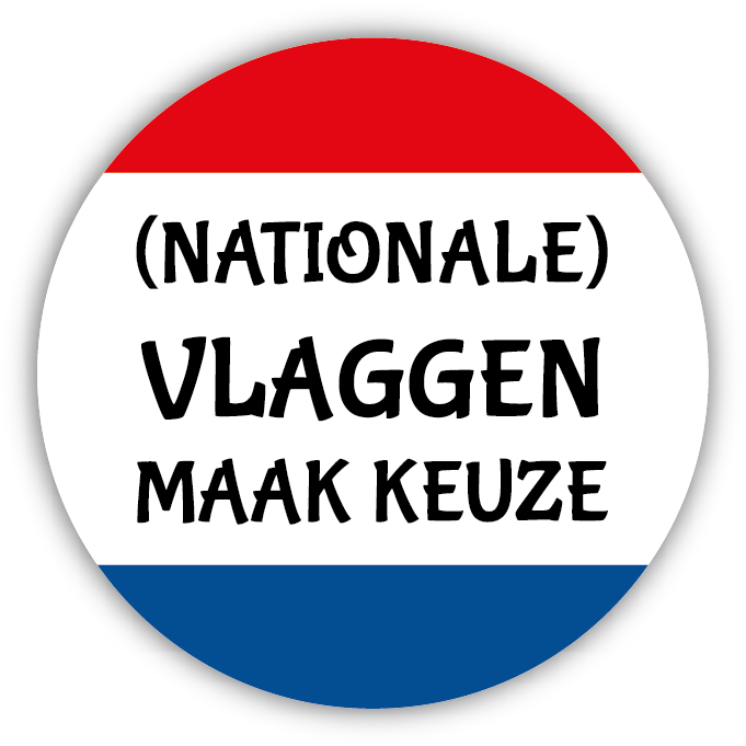 Schildje chocolade: Vlag