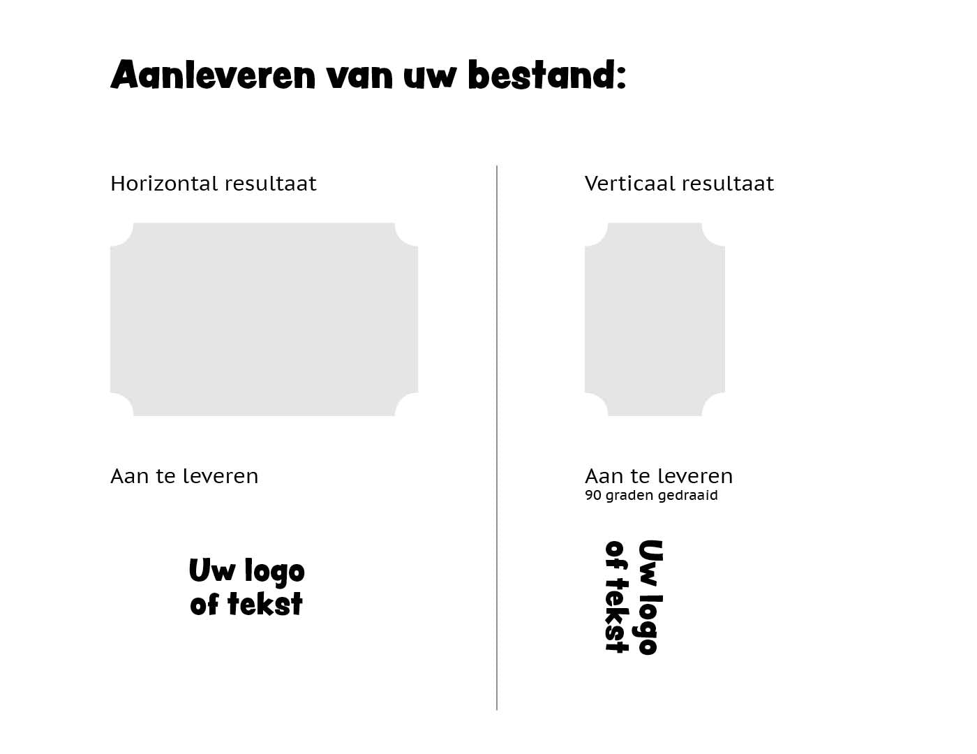 Logo bonbons massief (per 15 stuks)