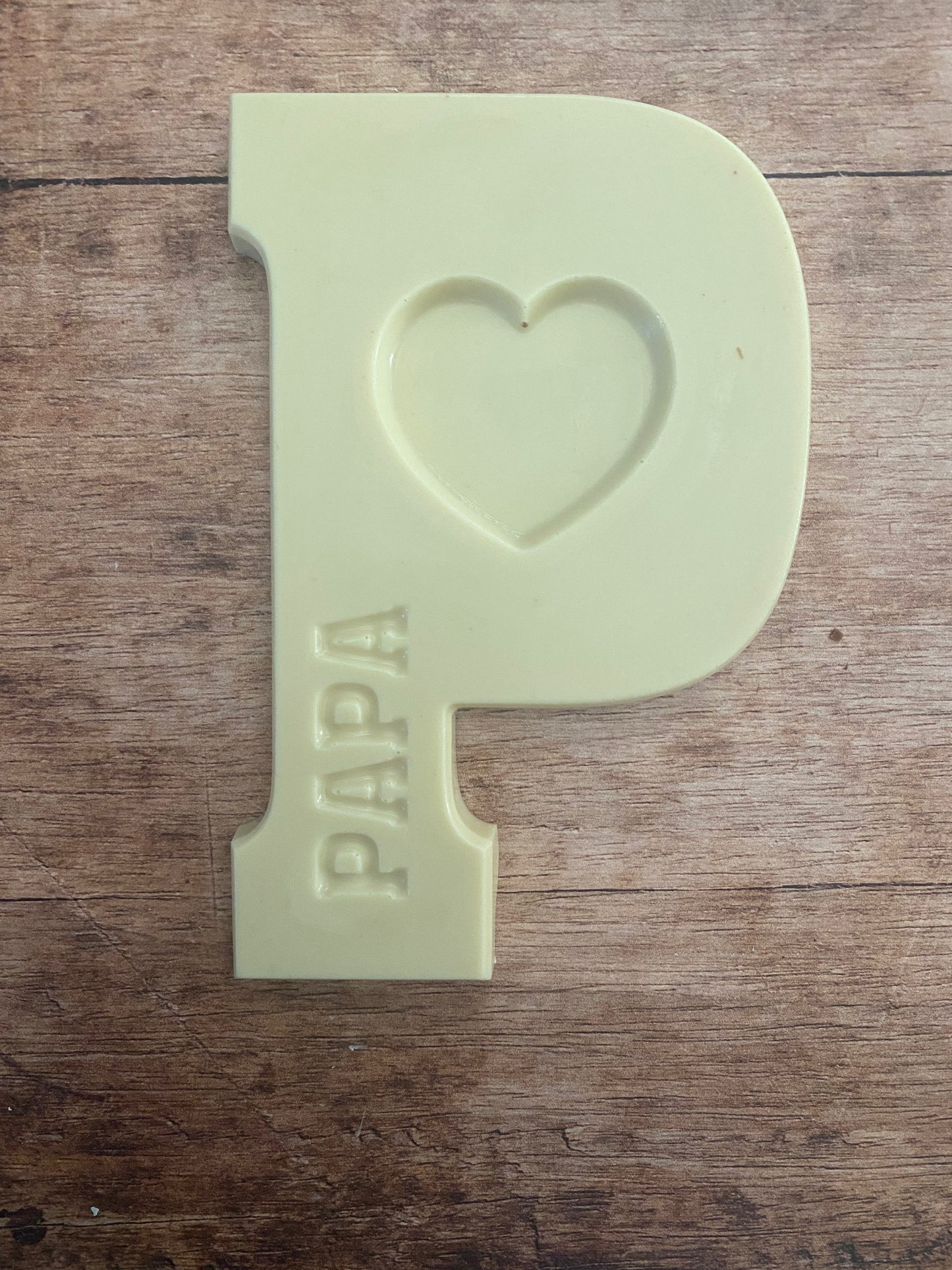 Chocoladeletter P / PAPA