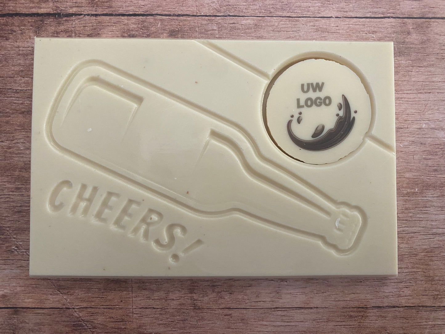 Bierfles Cheers tablet met print / logo