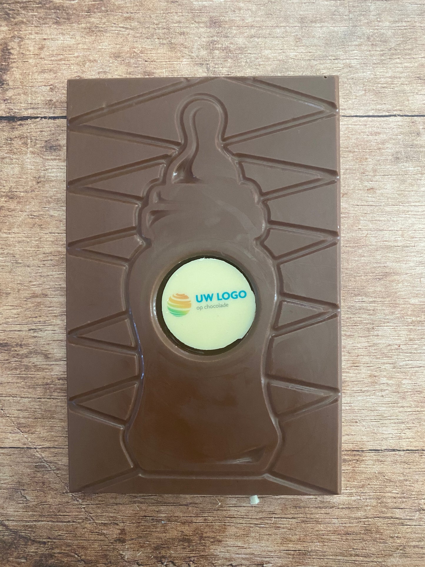 Babyfles chocolade