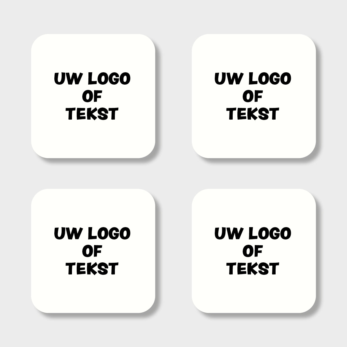 Logo schildjes vierkant met afgeronde hoeken