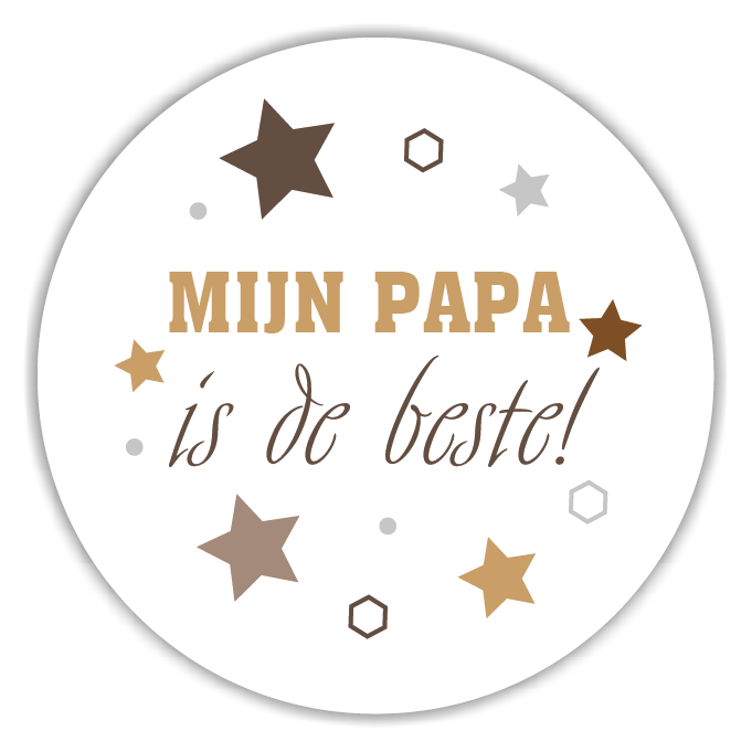 Schildje chocolade: Vaderdag
