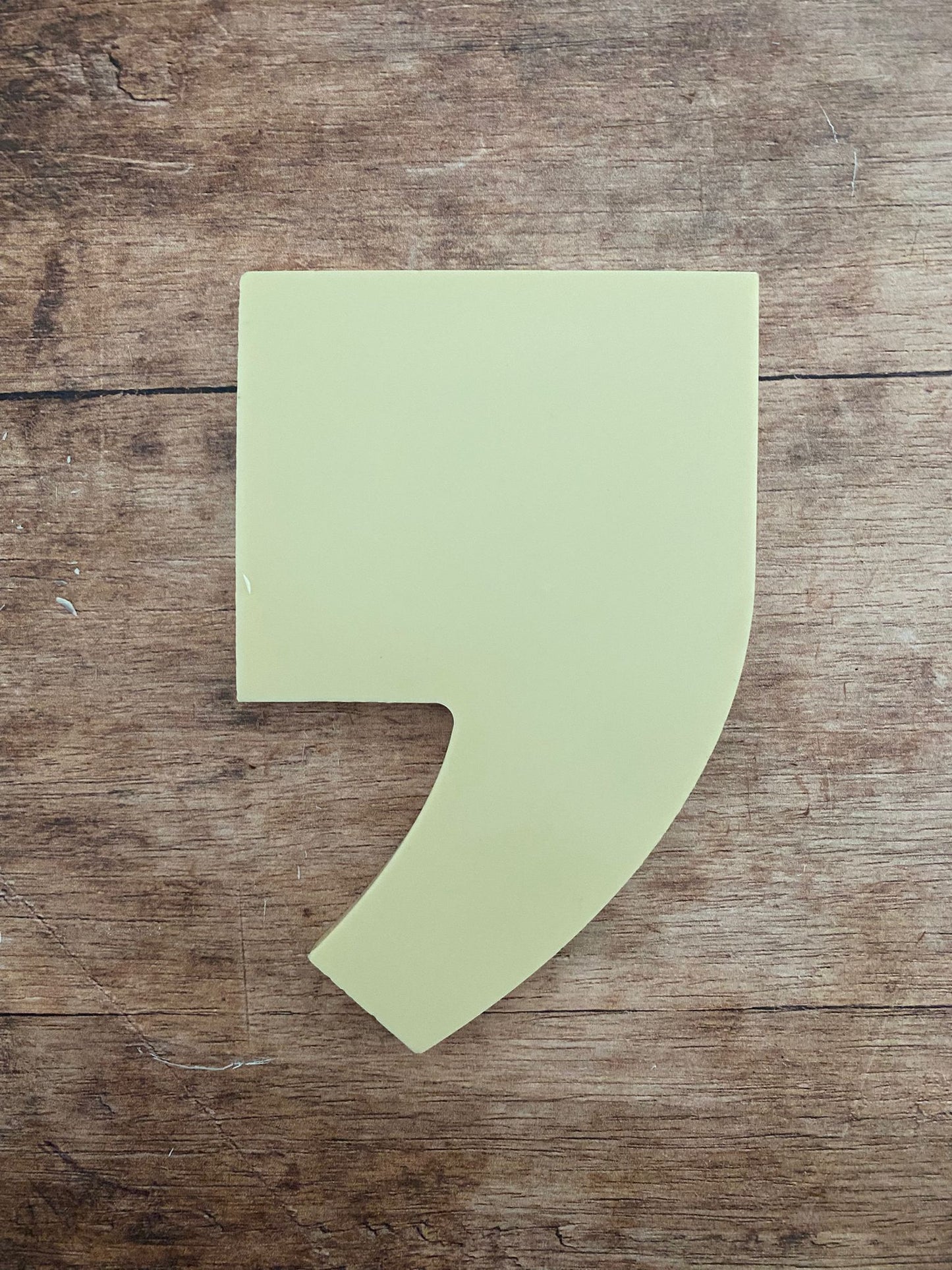 Chocoladeletter "Komma"