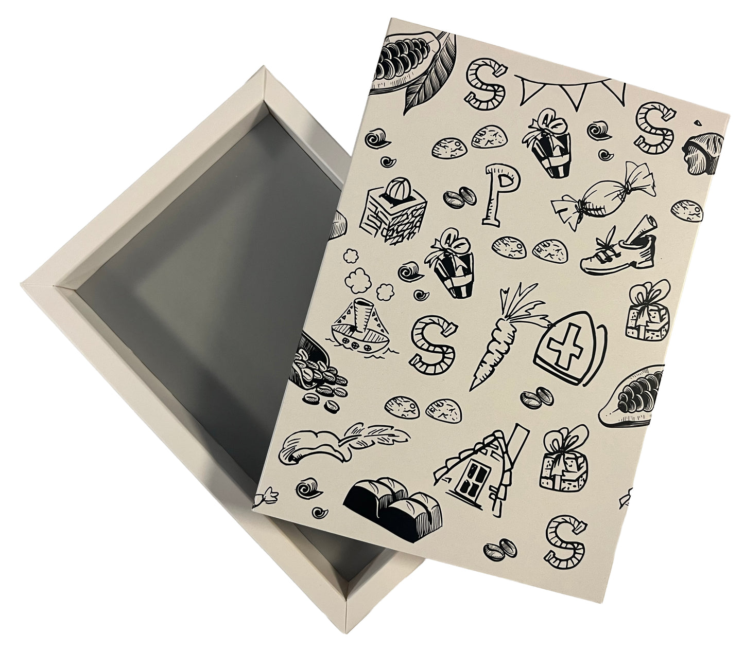 Chocoladeletter B met logo