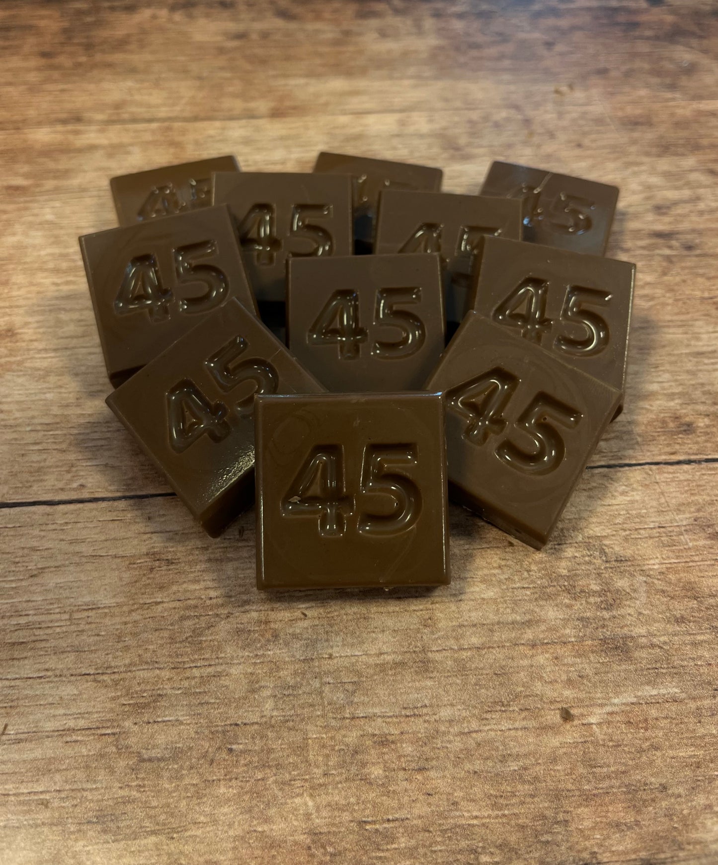 45 jaar / cijfer chocolaatjes 32 stuks