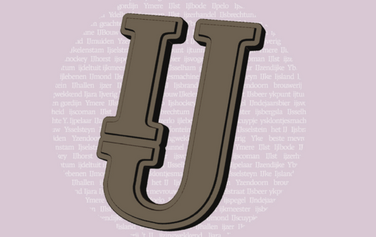 Onze Taal chocoladeletter IJ
