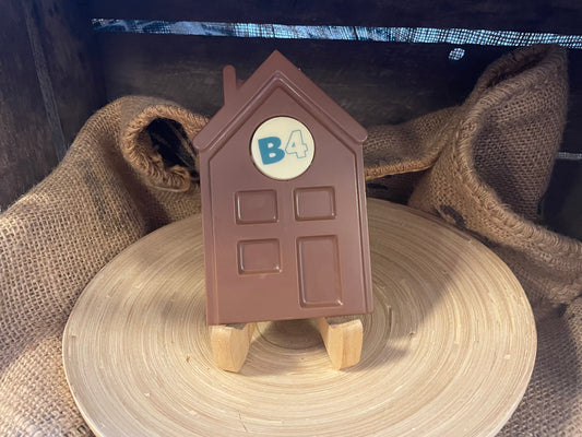 Chocolade huisje met print / logo