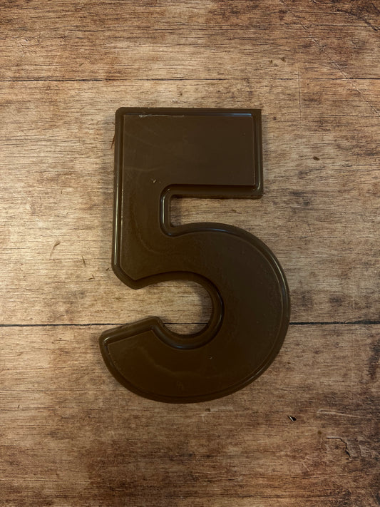 Chocoladecijfer 5