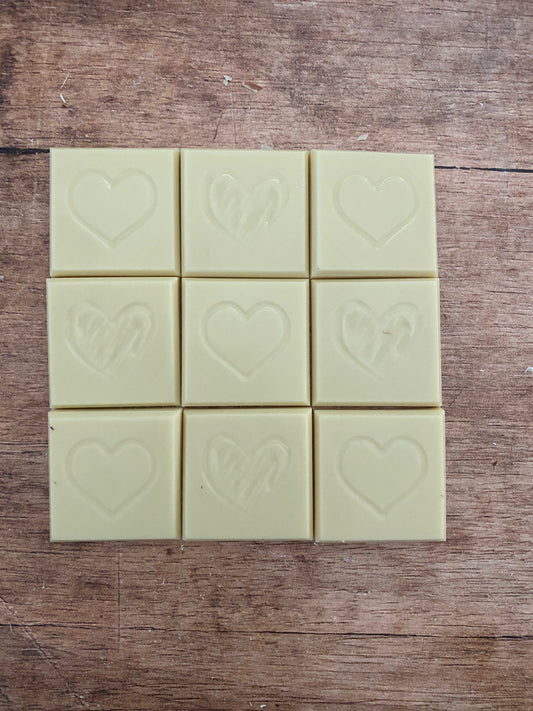 Hartjes van chocolade