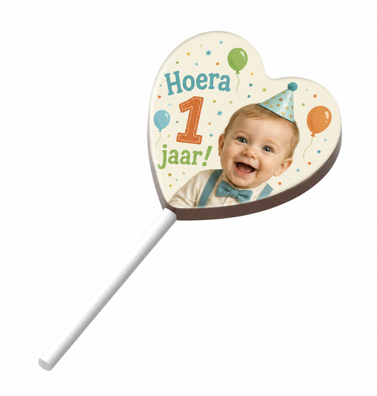Hartvorm chocoladelolly
