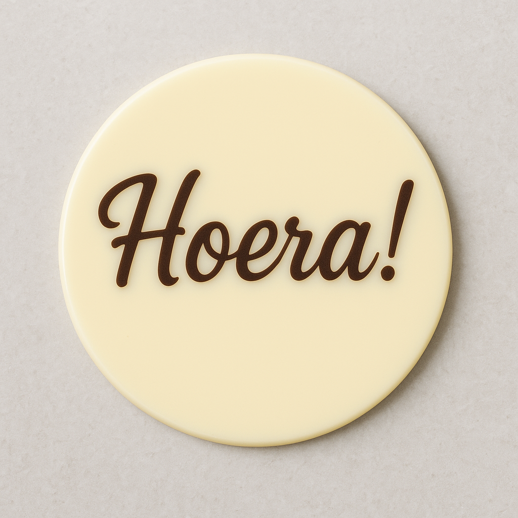 Taart topper met foto / logo print