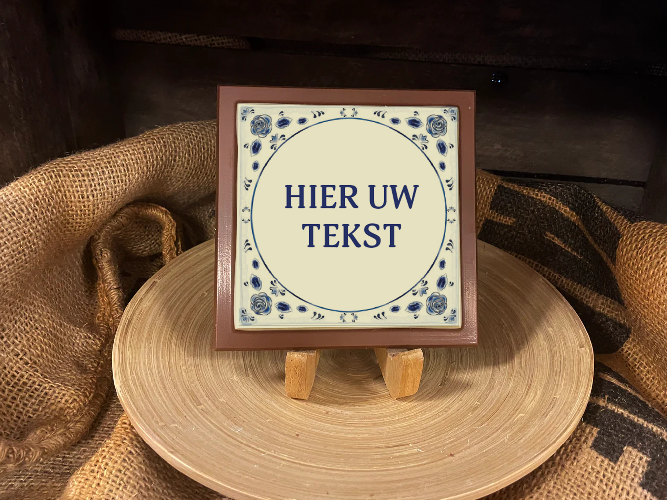 Wandtegeltje met eigen tekst